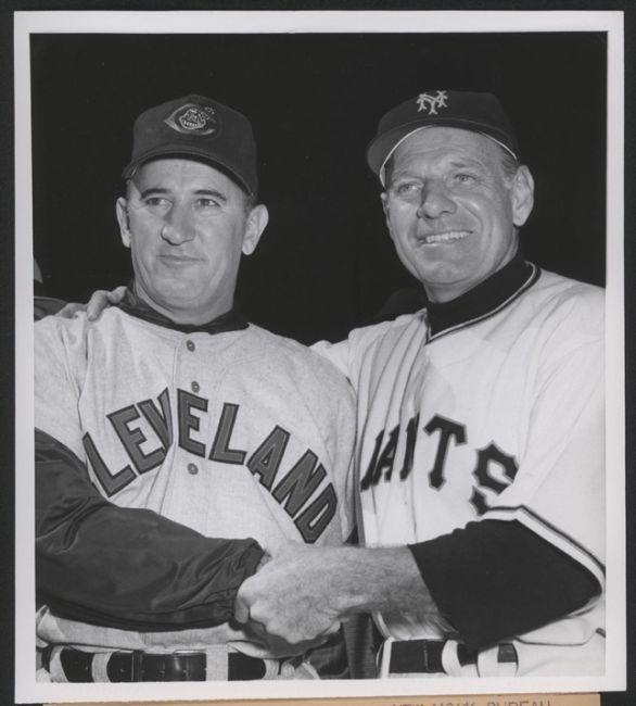 1954 WS Managers Lopez Durocher